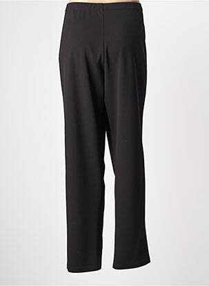 Pantalon droit stretch taille normale noir FRANCE RIVOIRE femme