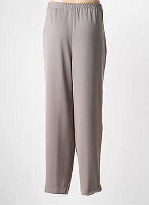 Pantalon droit tissage popeline taille normale gris PL COUTURE femme