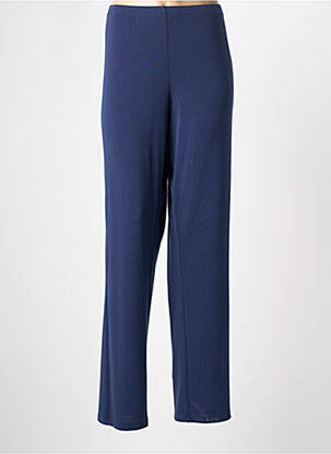 Pantalon droit bleu FRANCE RIVOIRE femme