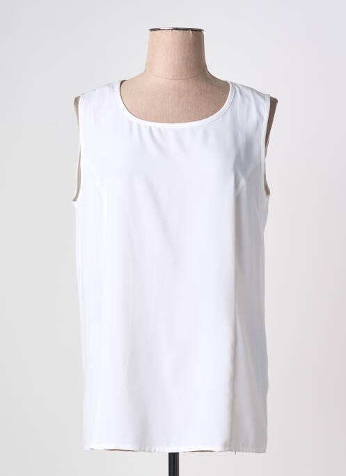 Top sans manche sans manche blanc GUITARD femme