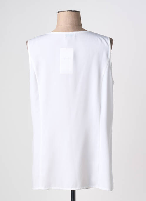Top sans manche sans manche blanc GUITARD femme