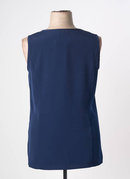 Top sans manche sans manche bleu GUITARD femme