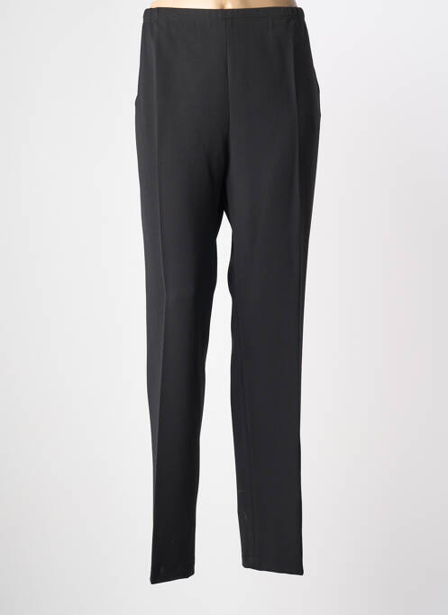 Pantalon slim taille élastique taille normale noir FRANCE RIVOIRE femme