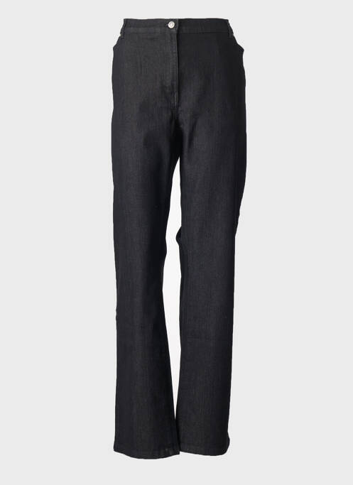 Jeans coupe droite noir KARTING femme