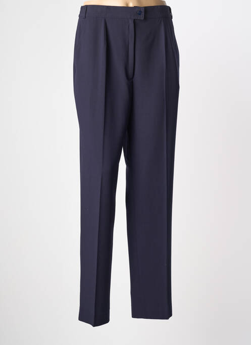 Pantalon droit bleu PL COUTURE femme
