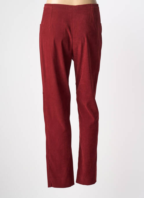 Pantalon droit rouge FRANCE RIVOIRE femme