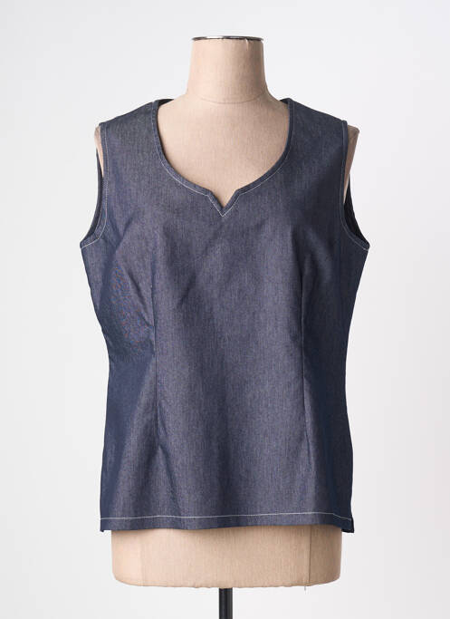 Top bleu SARAH B femme