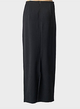 Jupe longue fermeture zippée au dos noir MIRALINA femme