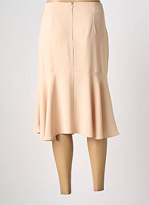 Jupe mi-longue coupe évasée beige MATHIEU PARIS femme