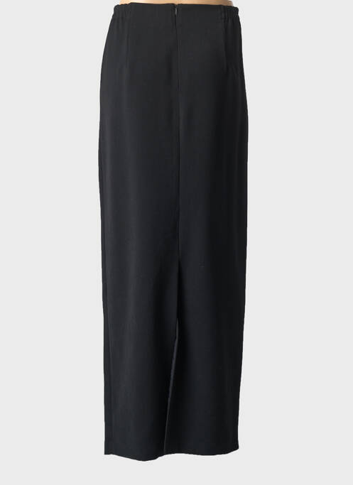 Jupe longue fermeture zippée au dos noir MIRALINA femme