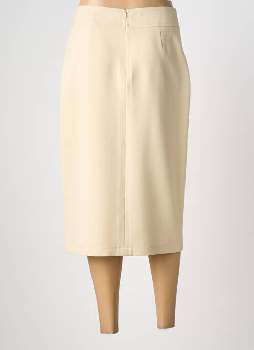 Jupe mi-longue beige PL COUTURE femme