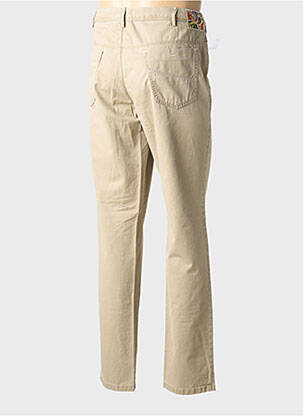 Pantalon slim stretch taille normale beige MMX homme