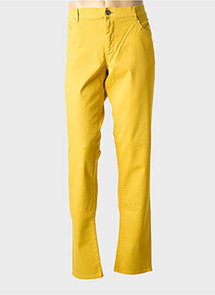 Jeans coupe slim stretch taille normale jaune TRUSSARDI JEANS homme