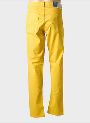 Jeans coupe slim stretch taille normale jaune TRUSSARDI JEANS homme