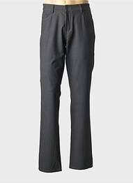 Pantalon droit tissage chiné taille normale gris BRUNO SAINT HILAIRE homme