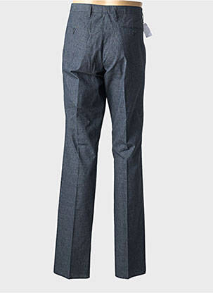 Pantalon slim tissage chiné taille normale bleu MR. RICK TAILOR homme