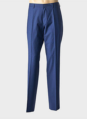 Pantalon slim taille à pinces taille haute bleu ROY ROBSON homme