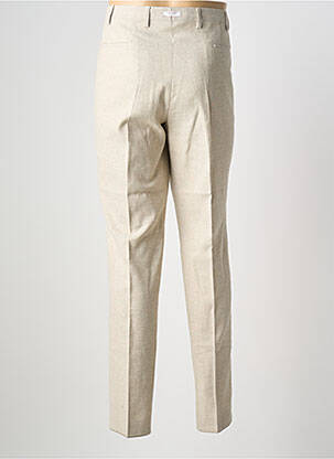 Pantalon slim tissage chiné taille normale beige ROY ROBSON homme