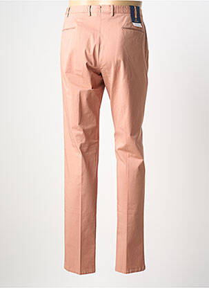 Pantalon chino tissage popeline taille normale rose SANTANIELLO homme