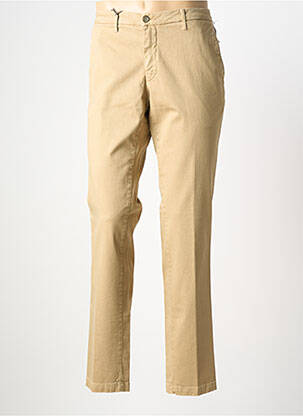 Pantalon chino stretch taille normale beige MANUEL RITZ homme