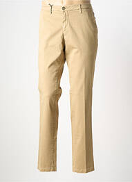 Pantalon chino stretch taille normale beige MANUEL RITZ homme