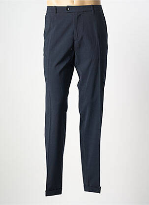 Pantalon slim fermeture zippée sous rabat boutonné taille normale bleu SEVENTY BY SERGIO TEGON homme