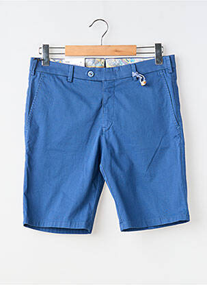 Bermuda taille à pinces taille normale bleu MMX homme