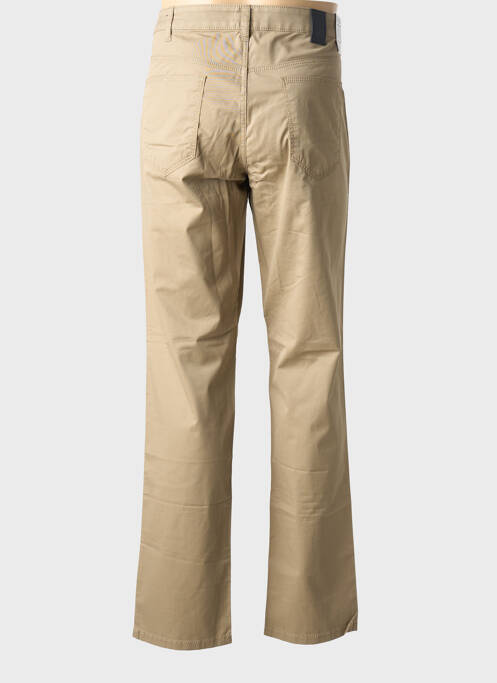 Pantalon slim tissage popeline taille normale beige M5 BY MEYER homme