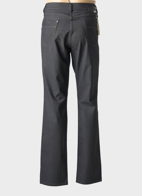 Pantalon droit tissage chiné taille normale gris BRUNO SAINT HILAIRE homme