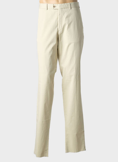 Pantalon chino tissage popeline taille normale beige HILTL homme