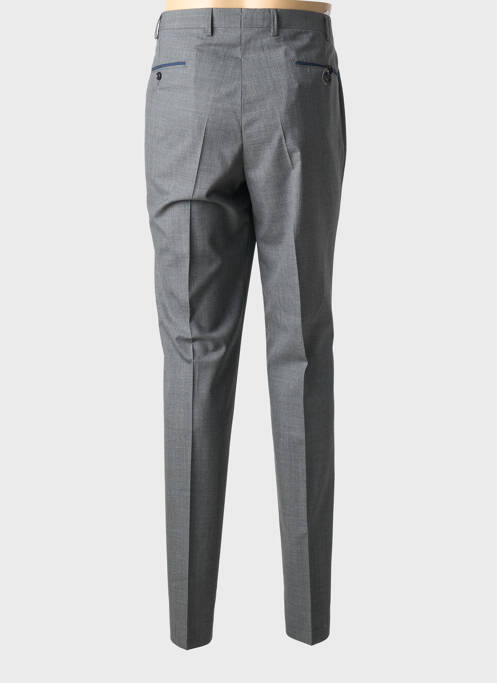 Pantalon chino tissage chiné taille haute gris HILTL homme