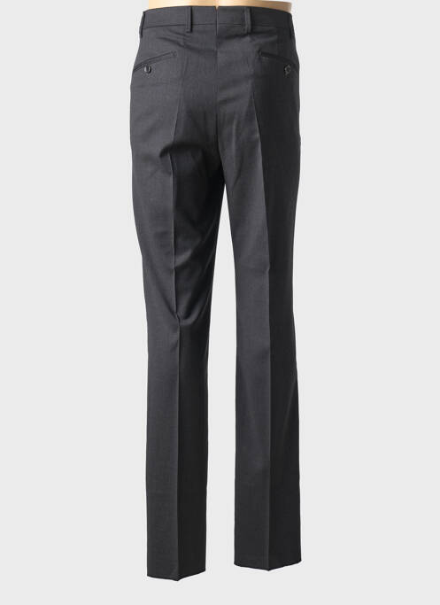 Pantalon chino tissage chiné taille haute gris MMX homme