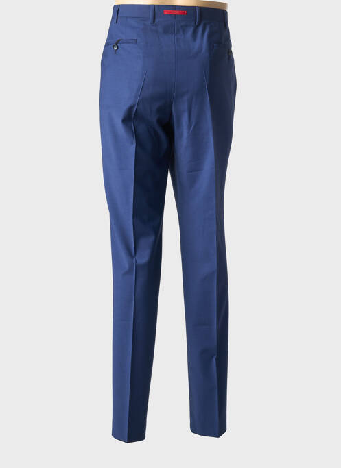 Pantalon slim taille à pinces taille haute bleu ROY ROBSON homme