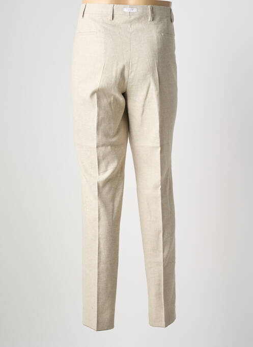 Pantalon slim tissage chiné taille normale beige ROY ROBSON homme