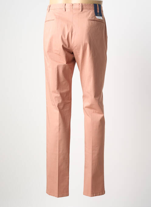 Pantalon chino tissage popeline taille normale rose SANTANIELLO homme