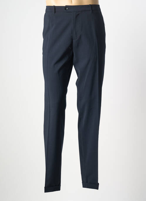 Pantalon slim fermeture zippée sous rabat boutonné taille normale bleu SEVENTY BY SERGIO TEGON homme