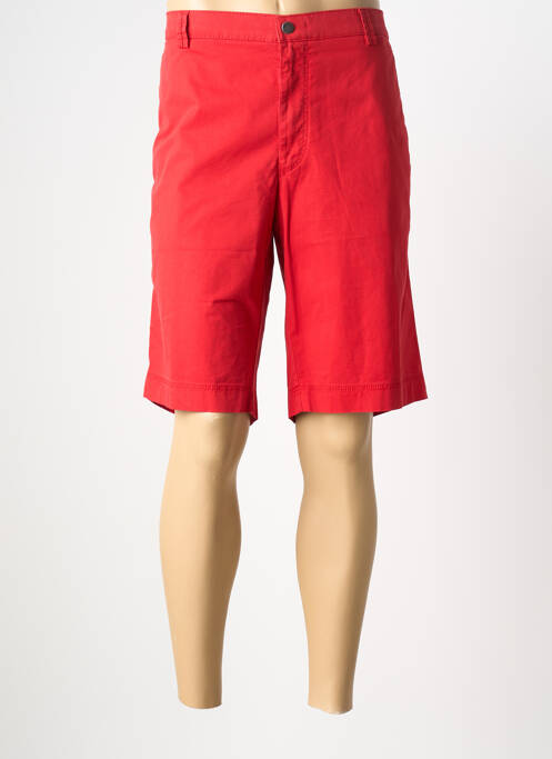 Bermuda taille à pinces taille normale rouge MEYER homme