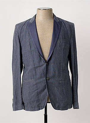 Blazer coupe cintrée bleu MESSAGERIE homme