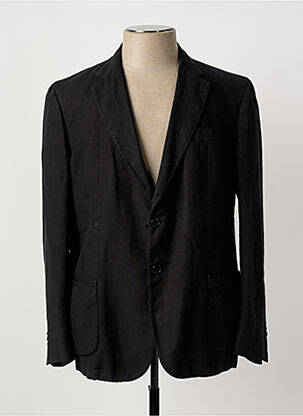 Blazer coupe cintrée noir SANTANIELLO homme
