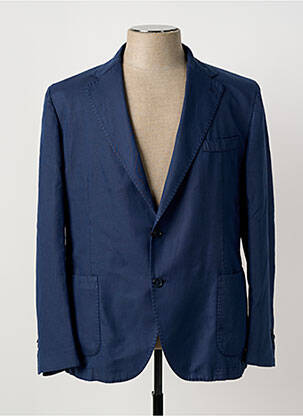 Blazer coupe cintrée bleu SANTANIELLO homme
