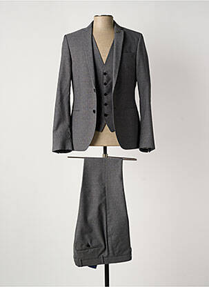Costume de cérémonie coupe cintrée gris MANUEL RITZ homme