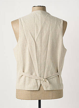 Gilet sans manche coupe cintrée beige ROY ROBSON homme