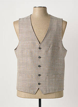 Gilet sans manche coupe cintrée beige ROY ROBSON homme