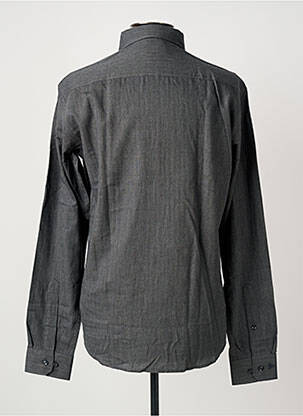 Chemise manches longues coupe cintrée gris ROY ROBSON homme