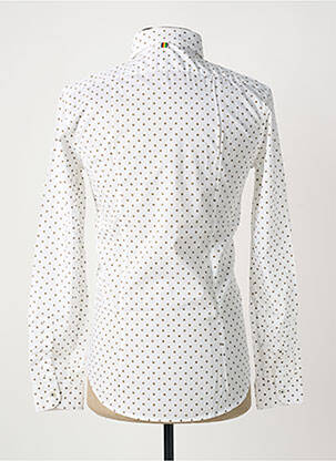 Chemise manches longues coupe cintrée blanc MANUEL RITZ homme
