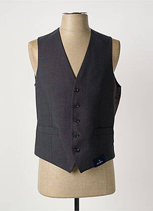 Gilet sans manche coupe cintrée gris SCABAL homme
