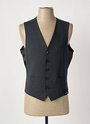 Gilet sans manche coupe cintrée bleu SCABAL homme