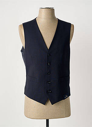 Gilet sans manche coupe cintrée bleu SCABAL homme