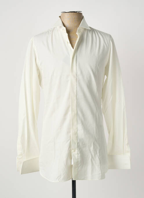 Chemise manches longues coupe cintrée blanc VAN LAACK homme