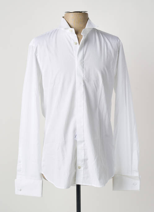 Chemise manches longues coupe cintrée blanc VAN LAACK homme
